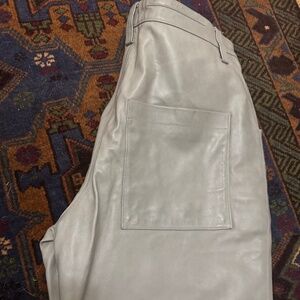 Enyce gray leather pants